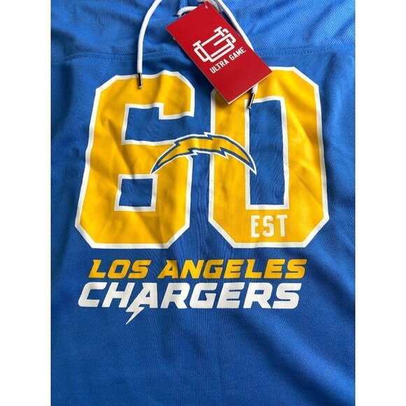 Los Angeles Chargers Women's Penalty Box Medium Jersey Shirt - Picture 3 of 5